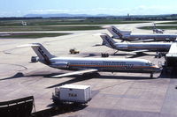 Melbourne International Airport - TAA aircraft at Melbourne airport in 1983 - by Peter Lea