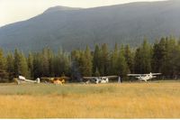 Spotted Bear /usfs/ Airport (8U4) - Late afternoon and quiet time at Spotted Bear after flying in this day. - by S B J