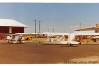 Christmas Valley Airport (62S) - A stop for gas in 1989. - by S B J