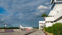 Cancún International Airport, Cancún, Quintana Roo Mexico (MMUN) - Local terminal for Magnicharter & Viva Aerobus. - by XE1JPP