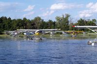 Vette/blust Seaplane Base (96WI) - Showing collection of floatplanes on 30/07/2008 - by Ray Barber