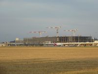 Melbourne International Airport, Tullamarine, Victoria Australia (YMML) - New construction at YMML seen from opposite side of airport. - by red750