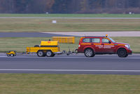 Manchester Airport, Manchester, England United Kingdom (EGCC) - runway surface friction testing - by Chris Hall