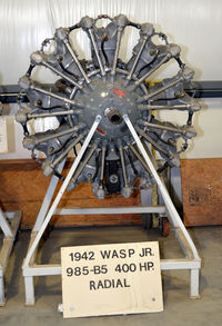Pueblo Memorial Airport (PUB) - 1942 Wasp engine-Weisbrod Aircraft Museum - by Ronald Barker