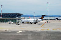 EuroAirport Basel-Mulhouse-Freiburg, Basel (Switzerland), Mulhouse (France) and Freiburg (Germany) France (LFSB) - Taxiing to the gate after an Easyjet flight from SXF - by Tomas Milosch