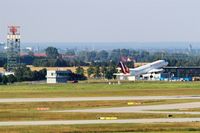Leipzig/Halle Airport, Leipzig/Halle Germany (EDDP) - View to outbound traffic above northern runway..... - by Holger Zengler