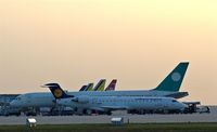 Leipzig/Halle Airport, Leipzig/Halle Germany (EDDP) - Apron 1 is full to the brim today! - by Holger Zengler