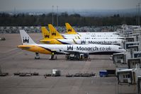 Manchester Airport, Manchester, England United Kingdom (EGCC) - 4 MON aircraft parked up on T2 waiting for there pax - by andy-man-egcc