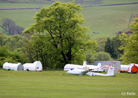 X6KR Airport - Shot of just a few of the stored gliders in their trailers at Portmoak, Scotland, the home of Scottish Gliding. - by Clive Pattle