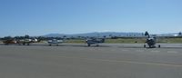 Reid-hillview Of Santa Clara County Airport (RHV) - A busy transient parking at Reid Hillview Airport, CA.  - by Chris Leipelt