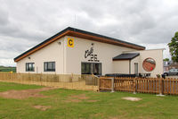 X5FB Airport - The new clubhouse at Fishburn Airfield, UK. Opened on May 16th 2015. - by Malcolm Clarke