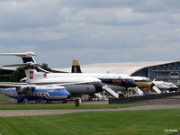 Duxford Airport, Cambridge, England United Kingdom (EGSU) - Historical Airliner display line-up at the IWM Duxford, including HP Herald, DH Trident, BAC VC10, Bristol Brittania and BAC 1-11. - by Clive Pattle