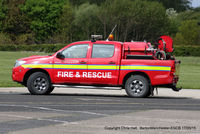 City Airport Manchester, Manchester, England United Kingdom (EGCB) - Barton Fire Truck - by Chris Hall