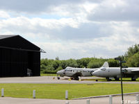 EGYK Airport - External display and hangar at the Yorkshire Aviation Museum, Elvington. Parked up are a DH Devon and a Canberra. - by Clive Pattle