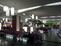 Faa'a International Airport - Departure hall - half open air, half roofed... - by Micha Lueck