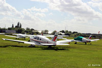 City Airport Manchester, Manchester, England United Kingdom (EGCB) - Parked GA aircraft area at Barton, Manchester City Airport, EGCB - by Clive Pattle