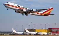 Leipzig/Halle Airport, Leipzig/Halle Germany (EDDP) - Daily Kalitta Express at 7.45p.m., flying for DHL, passing apron 5 eastbound.... - by Holger Zengler