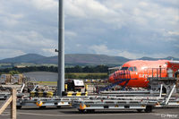 Edinburgh Airport, Edinburgh, Scotland United Kingdom (EGPH) - Cargo area view - by Clive Pattle
