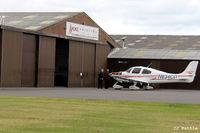 Turweston Aerodrome Airport, Turweston, England United Kingdom (EGBT) - An engineering hangar/workshop occupied by AKKI at Turweston EGBT - by Clive Pattle