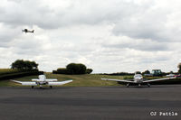 Turweston Aerodrome Airport, Turweston, England United Kingdom (EGBT) - Apron view at Turweston EGBT - by Clive Pattle