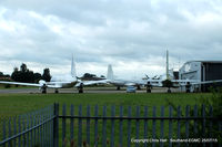 London Southend Airport - three HS 748s stored at Southend - by Chris Hall