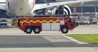 Manchester Airport, Manchester, England United Kingdom (EGCC) - Fire engine 2 at Manchester - by Guitarist