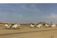 Westover Field Amador County Airport (JAQ) - 78E and flight after landing at Jackson,Calif. Always a rare day when you can get 3 Chiefs together for a flight. This was one . - by S B J