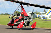 Perth Airport (Scotland), Perth, Scotland United Kingdom (EGPT) - Microlight action at Perth EGPT - by Clive Pattle