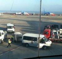 Tenerife South Airport (Reina Sofía) - Before getting on OO-TUC  - by Hannah