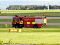 Manchester Airport, Manchester, England United Kingdom (EGCC) - Fire engine 16 at Manchester - by Guitarist
