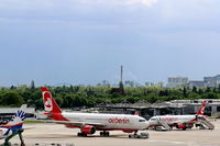 Düsseldorf International Airport, Düsseldorf Germany (EDDL) - Western apron view..... - by Holger Zengler