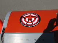 Point Mugu Nas (naval Base Ventura Co) Airport (NTD) - QRQ-2B FLYCATCHER Drone, data/logo - by Doug Robertson