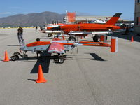 Point Mugu Nas (naval Base Ventura Co) Airport (NTD) - QRQ-2B FLYCATCHER Drone, in foreground on transporter, pusher recip engine, so new have no further info on it - by Doug Robertson