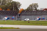 Hanover/Langenhagen International Airport, Hanover Germany (EDDV) - Police patrol helis at HAJ base... - by Holger Zengler