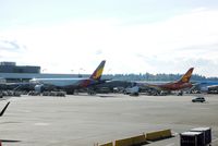 Seattle-tacoma International Airport (SEA) - Asian airlines at SeaTac - by metricbolt
