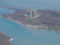 Middle Bass Island Airport (3T7) - Looking east from 2000 ft. - by Bob Simmermon