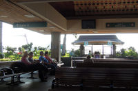 Kona International Airport, Kailua-Kona, Hawaii United States (PHKO) - Open air gates at Kailua-Kona - by Micha Lueck