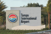 Tampa International Airport (TPA) - Entrance sign to Tampa International Airport - by Donten Photography