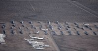 Southern California Logistics Airport (VCV) - KVCV boneyard taken from N64023 - by adenhart