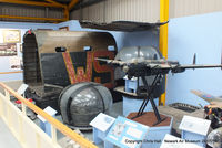 X4WT Airport - Lancaster Corner at the Newark Air Museum which contains items from several Lancasters, ME846, W4964, R5726, plus a rear turret and a Bouncing Bomb - by Chris Hall