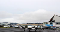 Perth Airport (Scotland), Perth, Scotland United Kingdom (EGPT) - Winter apron view at Perth EGPT - by Clive Pattle