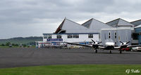 Perth Airport (Scotland), Perth, Scotland United Kingdom (EGPT) - The apron at Perth EGPT in May 2011 - by Clive Pattle