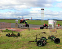 Perth Airport (Scotland), Perth, Scotland United Kingdom (EGPT) - Refuelling area at Perth (Scone) airfield EGPT - by Clive Pattle