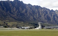 Queenstown Airport, Queenstown New Zealand (NZQN) - Queenstown Airport at the foot of the Remarkables - by Terry Fletcher