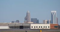 Charlotte/douglas International Airport (CLT) - Downtown Charlotte from Charlotte Airport - by Florida Metal