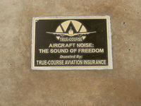 Camarillo Airport (CMA) - True Course Aviation Tribute Plaque at CMA Aircraft Public View Park. - by Doug Robertson