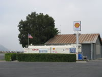 Santa Paula Airport (SZP) - Santa Paula Airport Self-Service SHELL 100LL Fuel Dock. Location: Midfield-North. Two pumps. Price unchanged. - by Doug Robertson