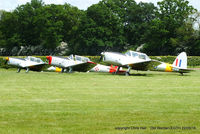 EGTH Airport - 70th Anniversary of the first flight of the de Havilland Chipmunk  Fly-In at Old Warden - by Chris Hall