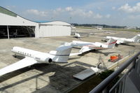 Seletar Airport, Seletar Singapore (WSSL) - Singapore's airport for General Aviation. Ex RAF Seletar Air Base & first international airport of Singapore. - by Jean M Braun