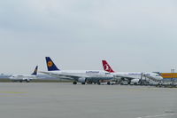 Leipzig/Halle Airport, Leipzig/Halle Germany (EDDP) - Crowded apron 1 in March - how exciting is that! - by Holger Zengler